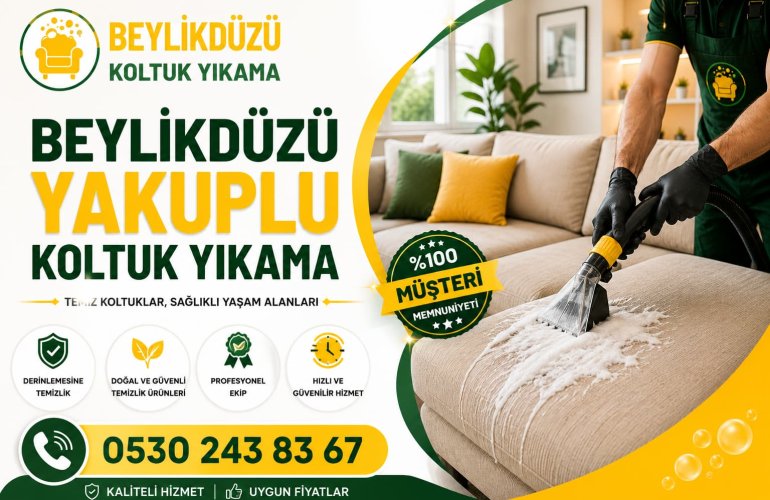 Beylikdüzü Yakuplu Koltuk Yıkama